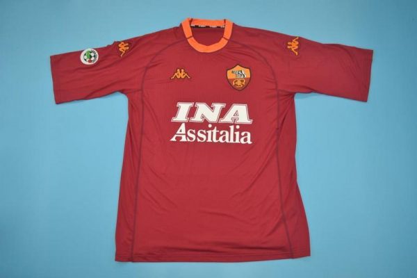 Camiseta AS Roma 2000/01