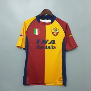 Camiseta AS Roma 2001/02